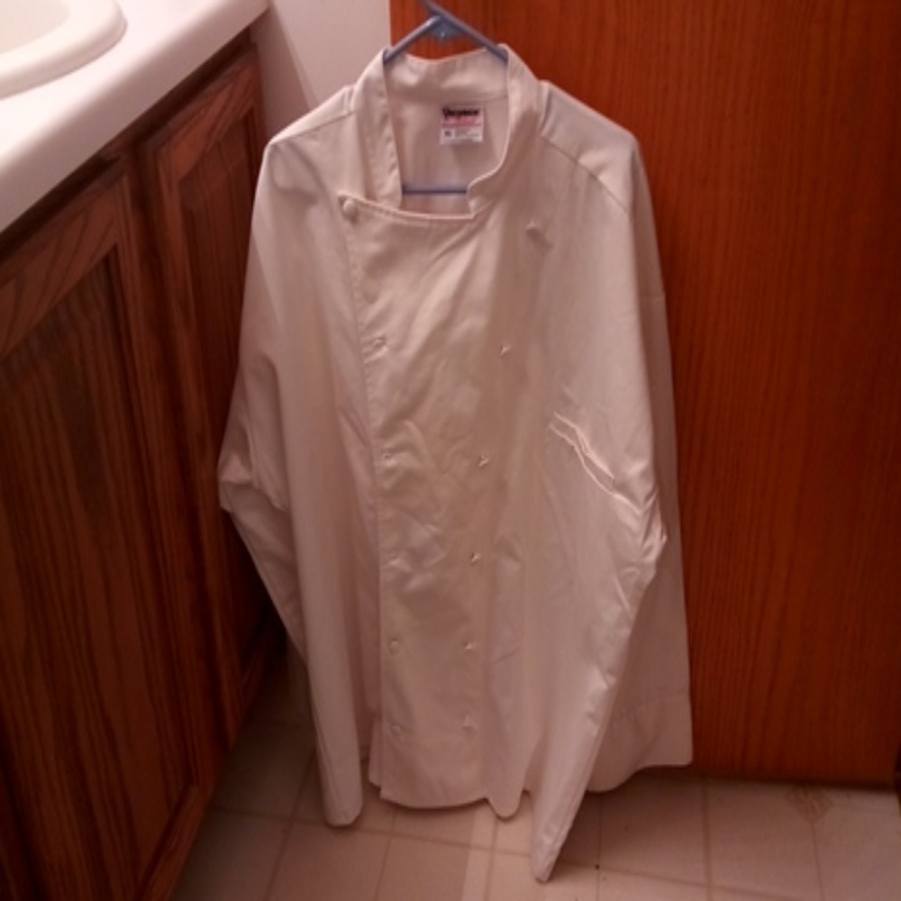 White xl chef coat